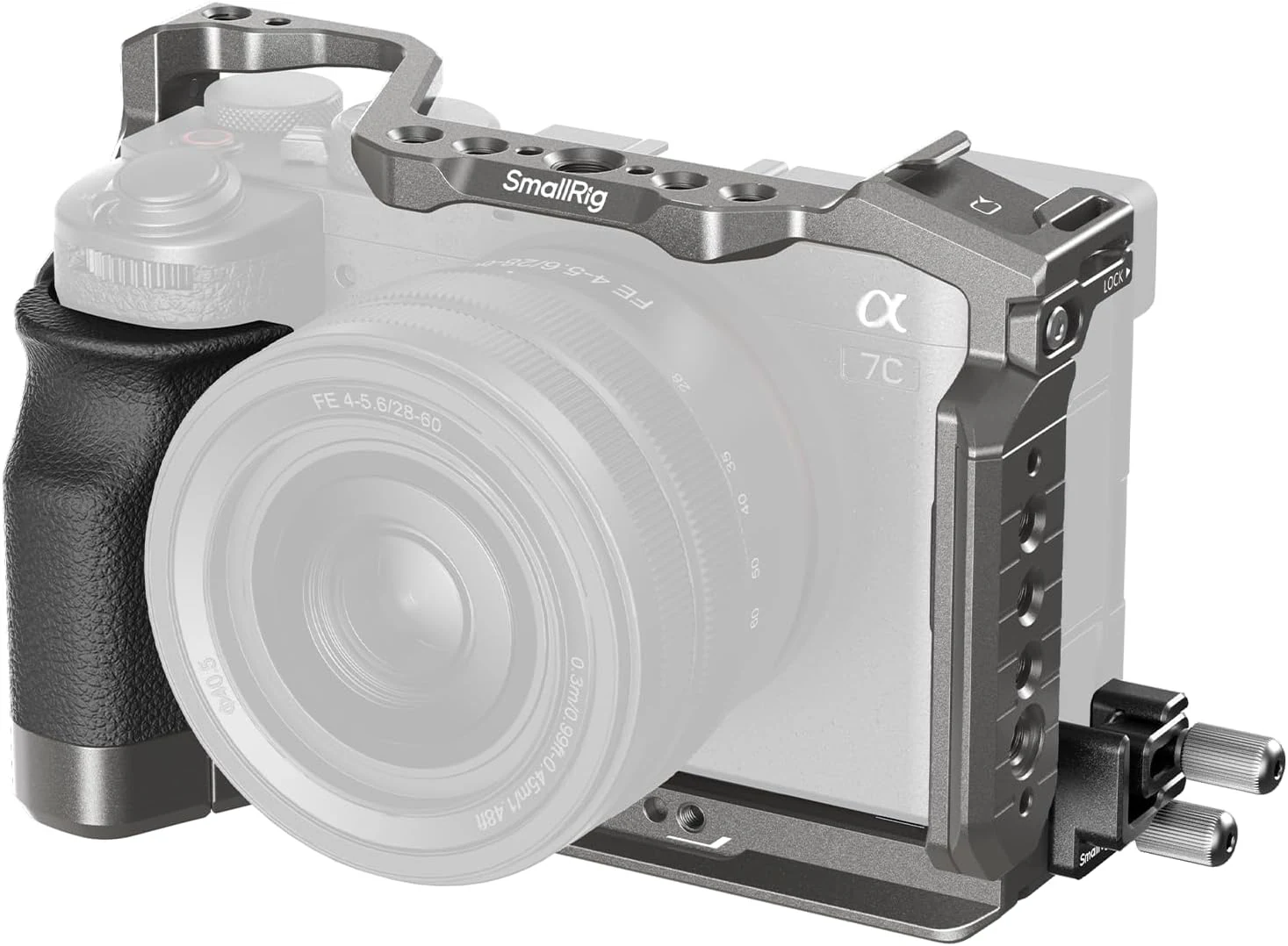 SmallRig HawkLock Quick Release Camera Cage Kit for Sony A7C II/ A7CR