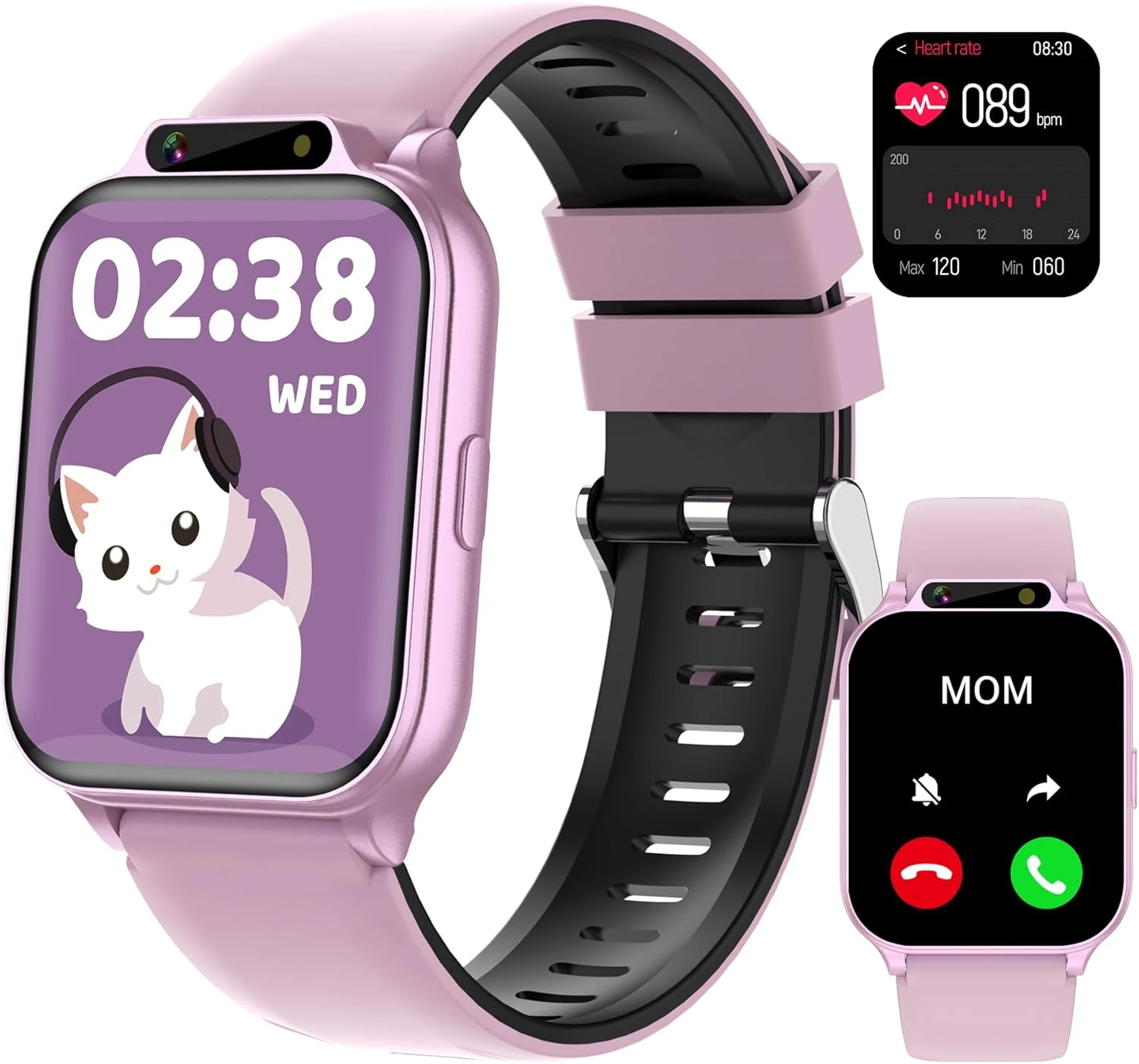 Kids Waterproof Smart Watch Girls with Fitness Tracker Sports Activity