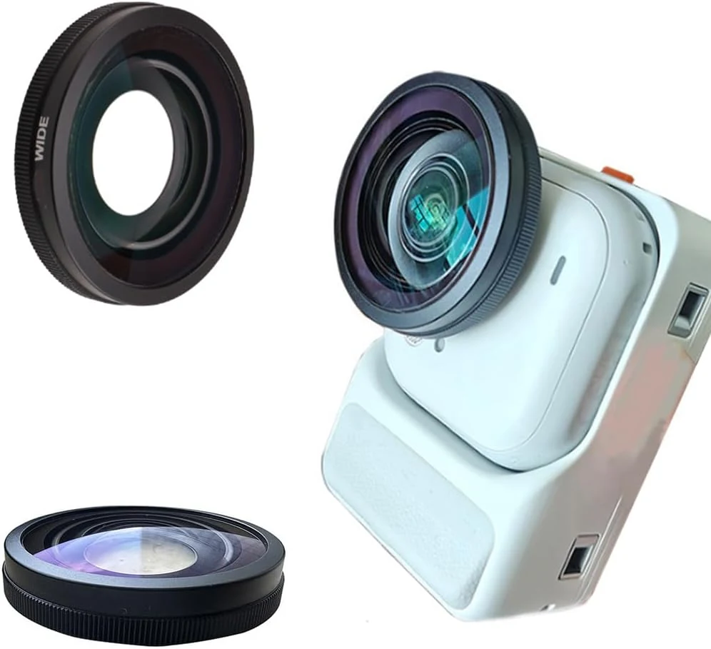 Coyktonty Wide-Angle Lens for Insta360 GO Ultra, HD Optical Glass with 2-Layer Coating (185°)