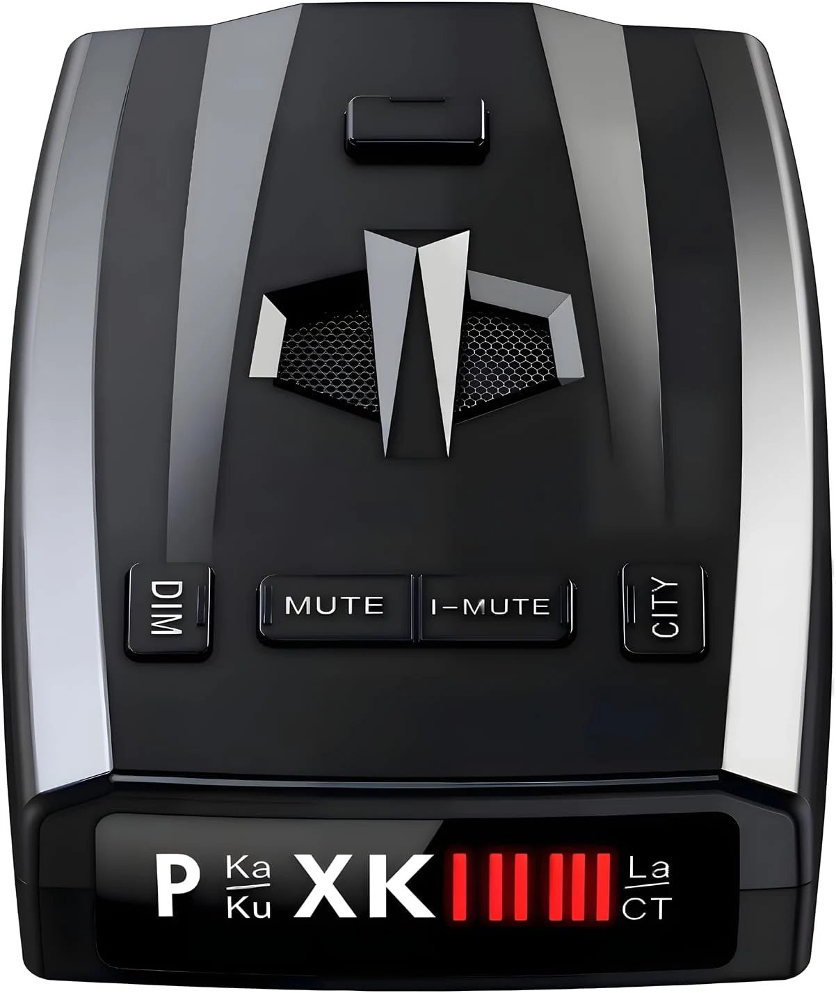 Upgraded Radar Detector, Radar Detectors for Cars, Up to 1100 Yards Long Range Detection, X/K/Ka/KU/ST/CT Band & Laser Detection with Voice Alert, Intelligent False Alert Filter Black