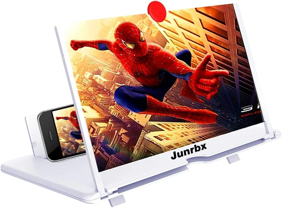 12" Screen Magnifier Amplifier, New Generation Mmobile Phone Holder 3D HD Mobile Movie Amplifier