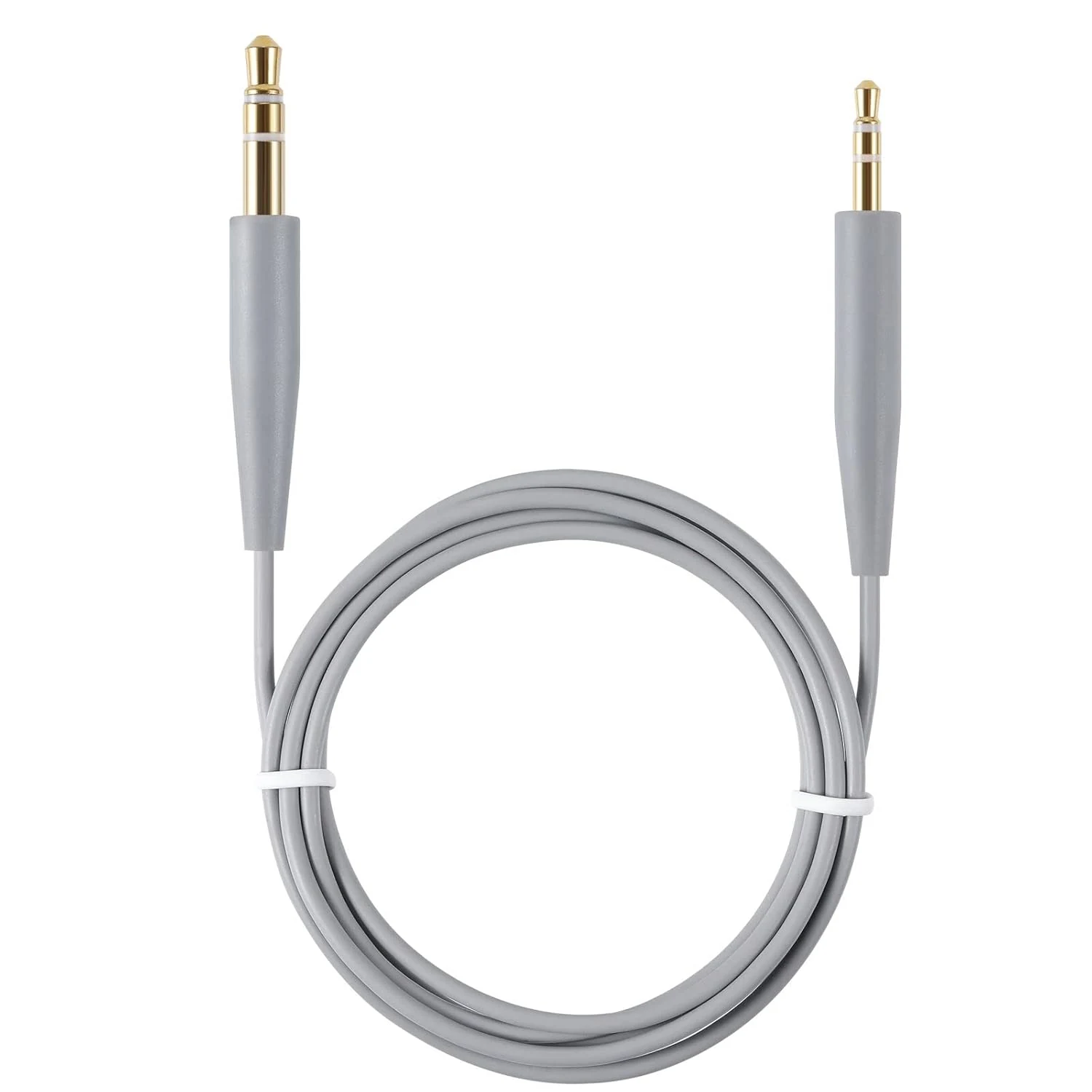 Replacement Audio Cable Cord Extension Wire for Bose QuietComfort QC25 QC35 Headphones with in line Mic Volume Control (No mic Grey)