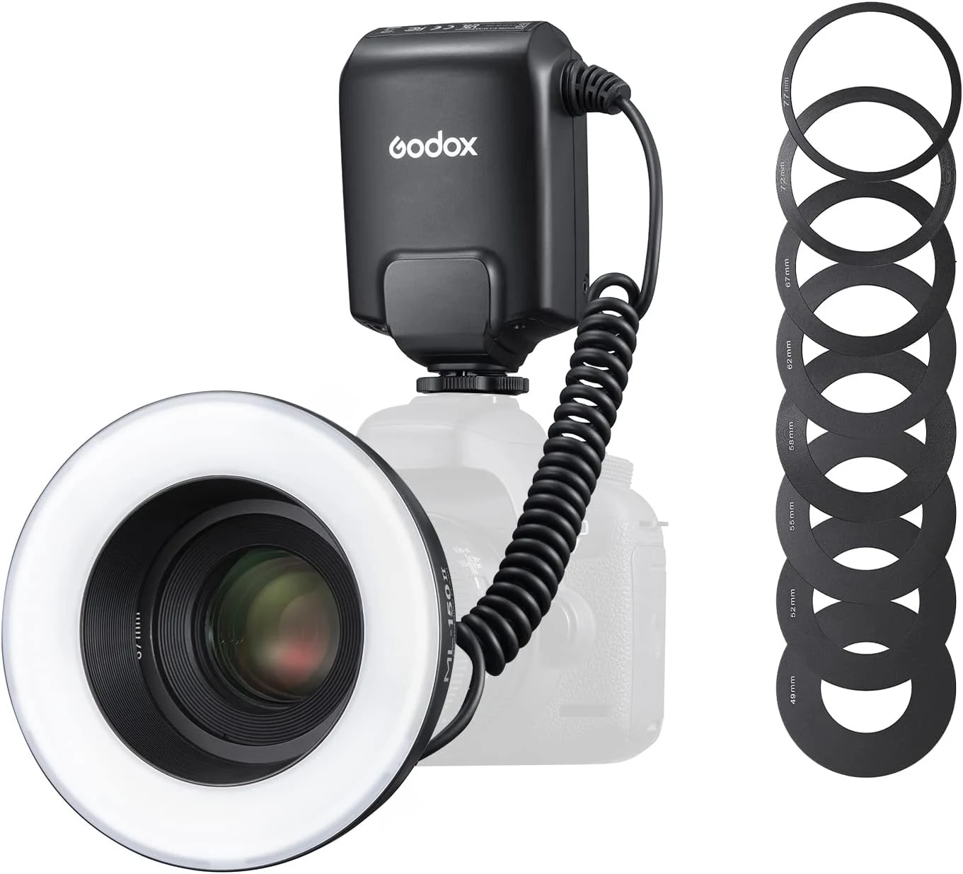 Godox ML150II Macro Ring Flash on Camera Ring Flash Light