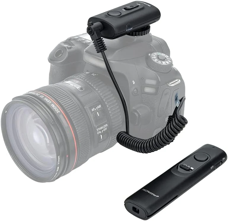 Camera Remote Shutter Release Wireless: [164'] Radio Control Accessories for Canon Rebel T7 T6 T5 T8i T7i SL3 EOS R100 R10 R8 R7 R6 Mark V III II RP R R50V