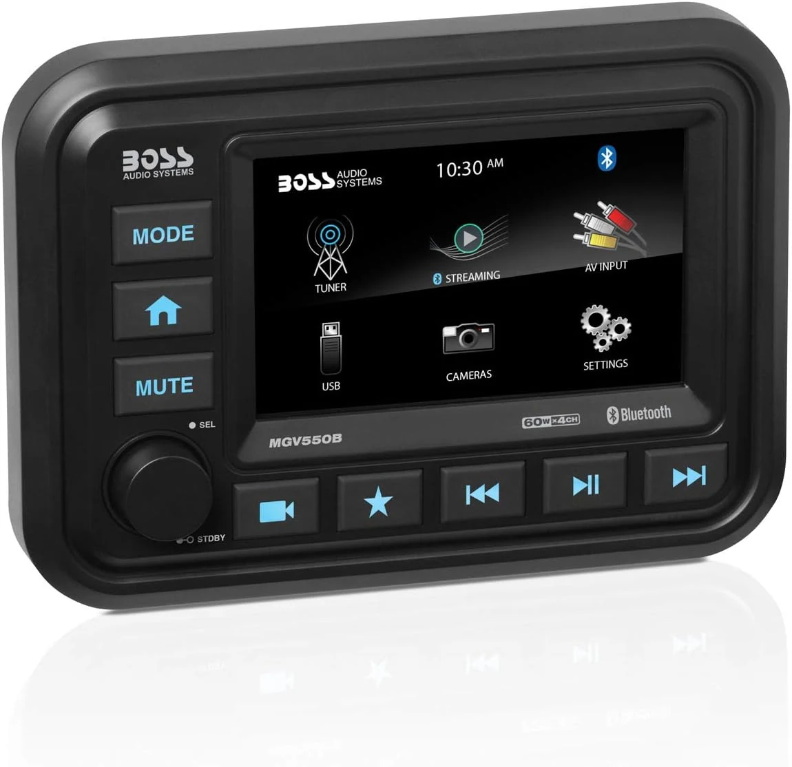 BOSS Audio Systems MGV550B Marine Gauge Receiver
