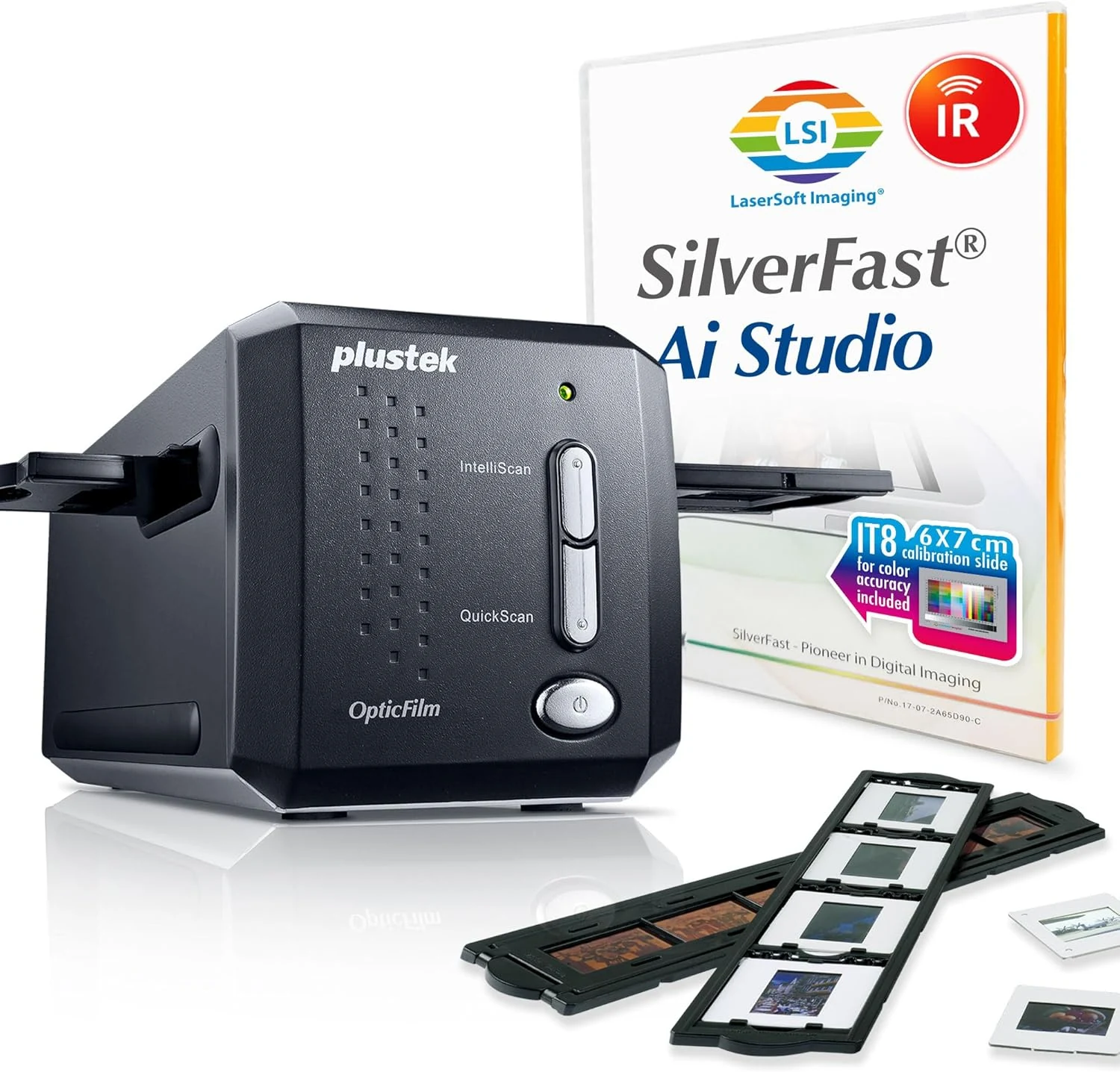 Plustek OpticFilm 8200i AI - 35mm Film & Slides Scanner