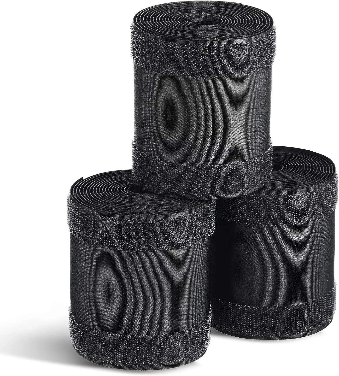 WILLBOND Carpet Cord Cover Cable Protector Floor Cover Cable Protector (29.53 ft, Black)