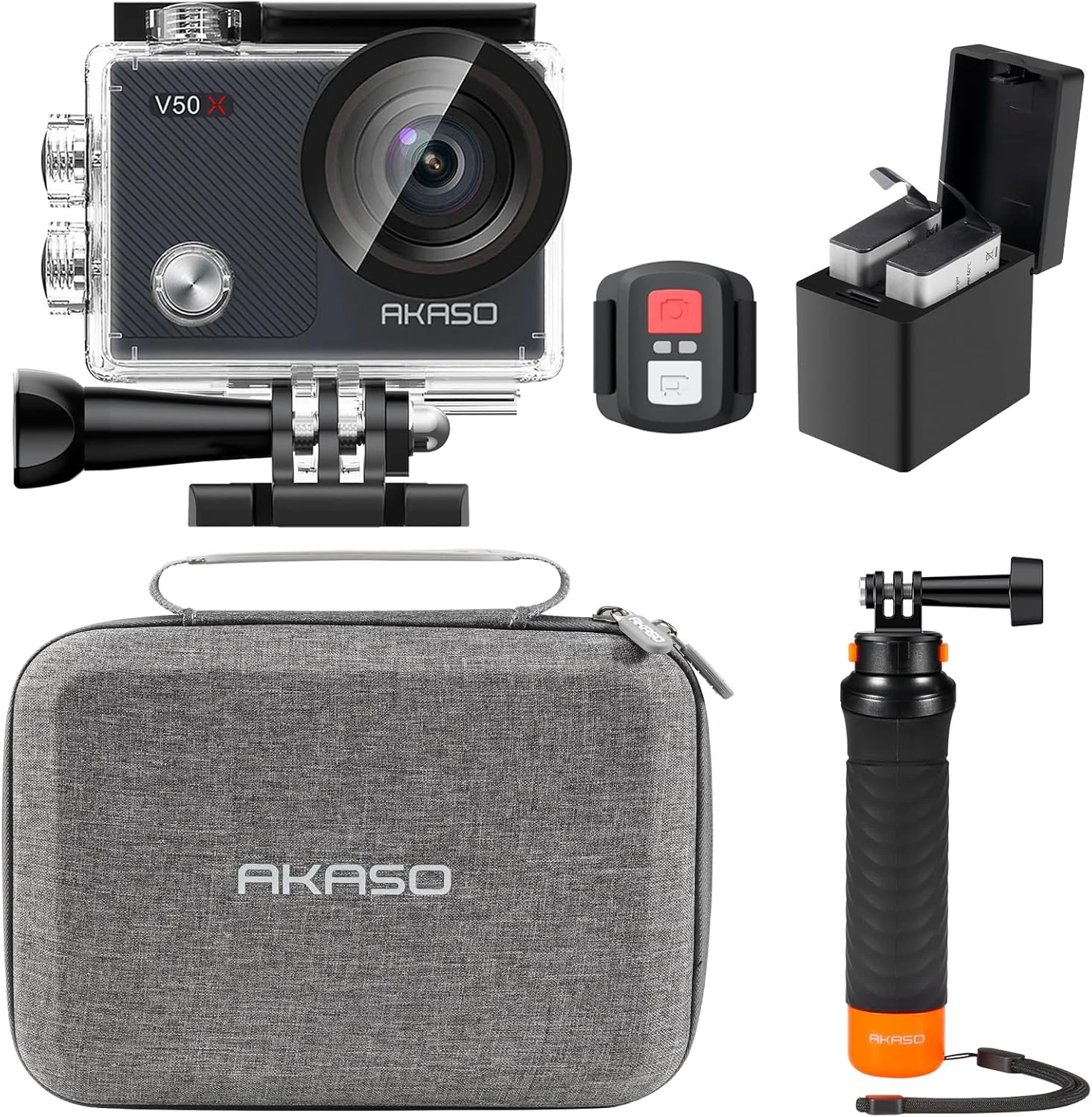 AKASO V50X Native 4K30fps WiFi Action Camera with EIS Touch