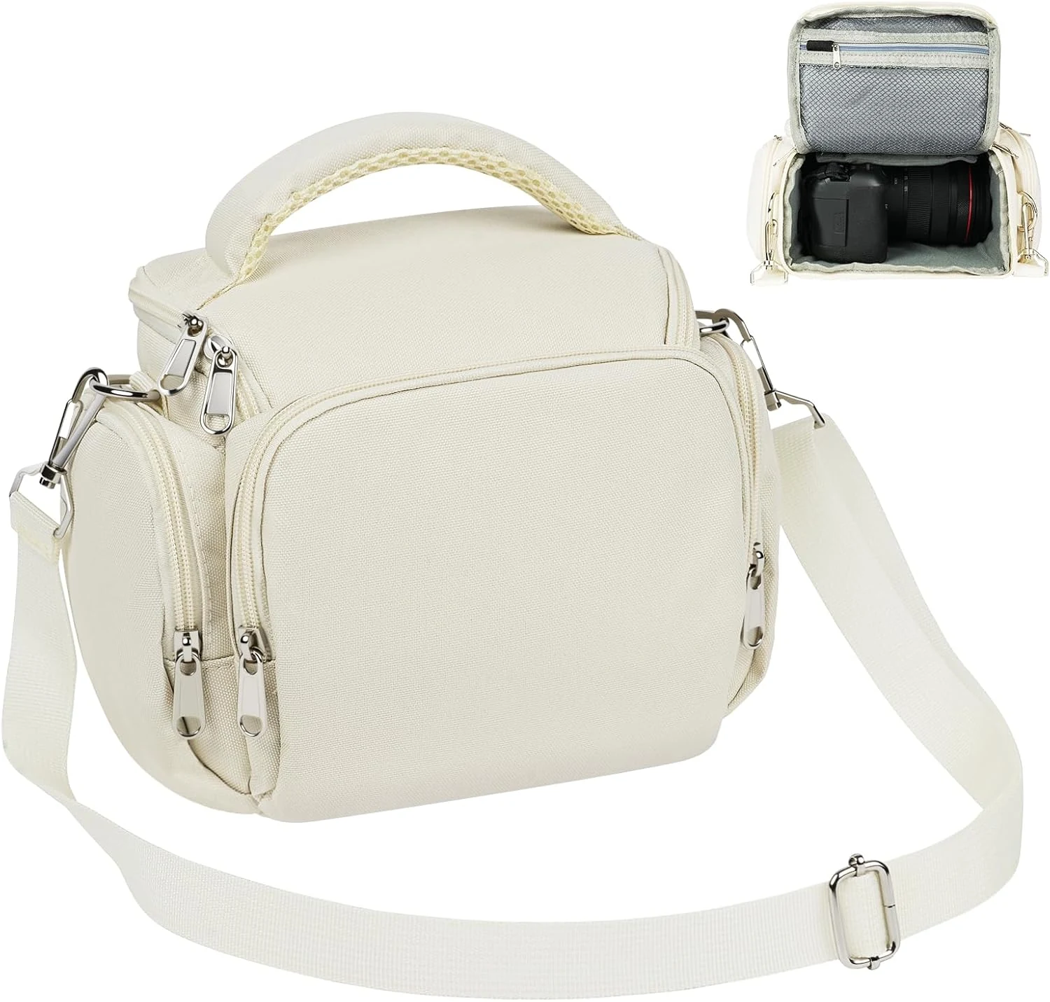 Ainiv DSLR Camera Bag, Waterproof Anti-Shock SLR Camera Case, Large