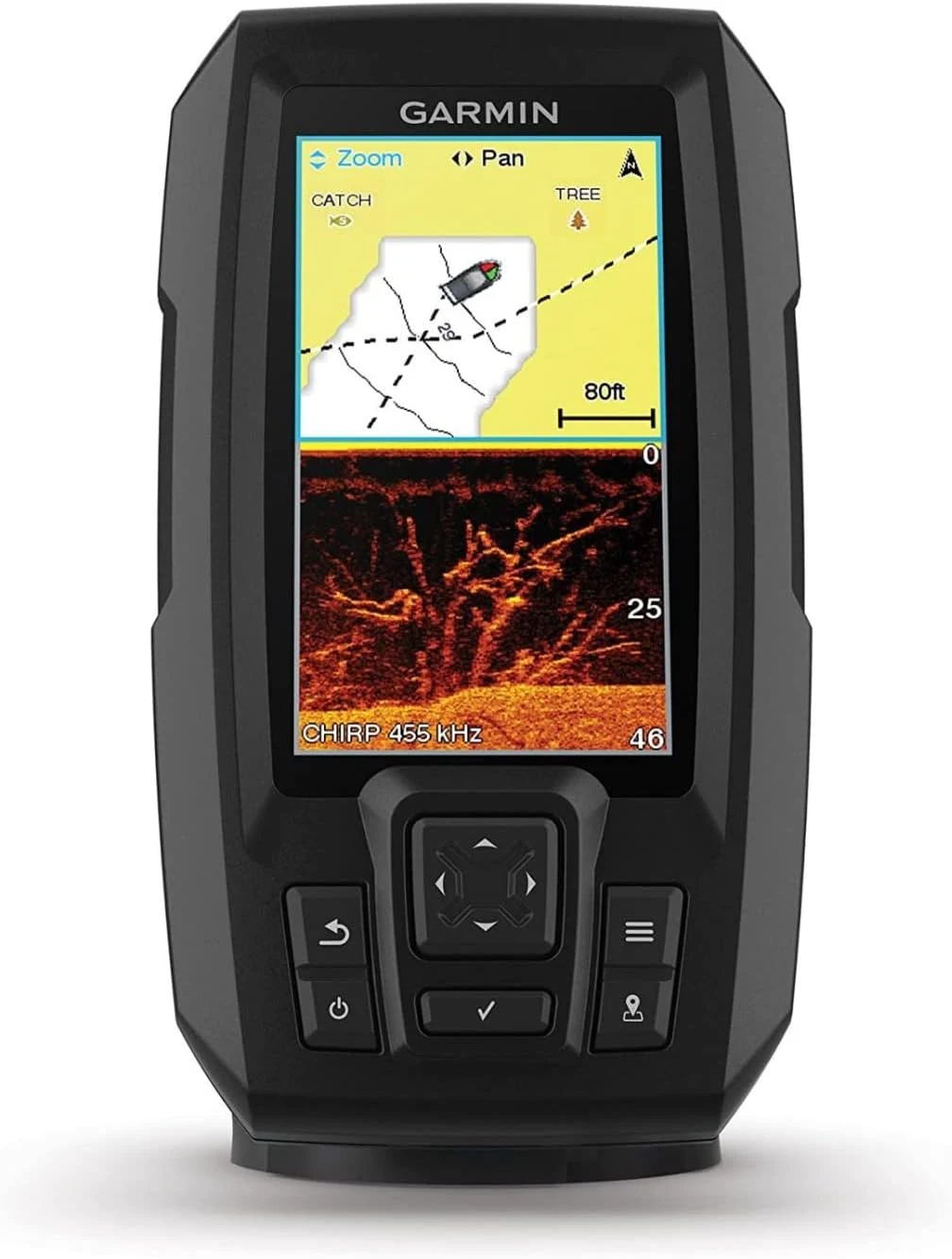 Garmin Striker 4cv with Transducer, 4" GPS Fishfinder with CHIRP