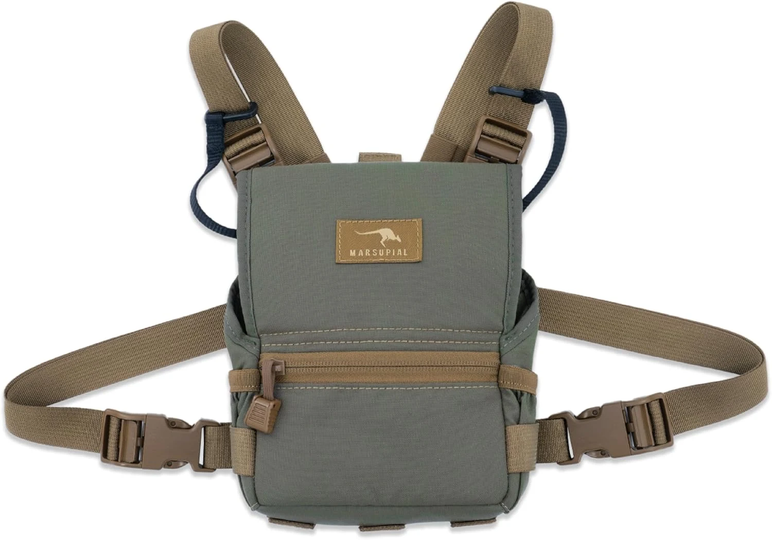 Marsupial Gear Standard Binocular Pack - Magnetic Bino Chest Harness (Ranger, Medium)