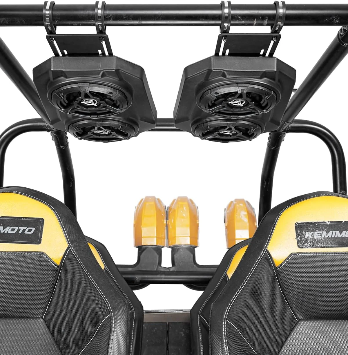 KEMIMOTO UTV Sound System 6.5 Inch Speakers UTV Sound Bar