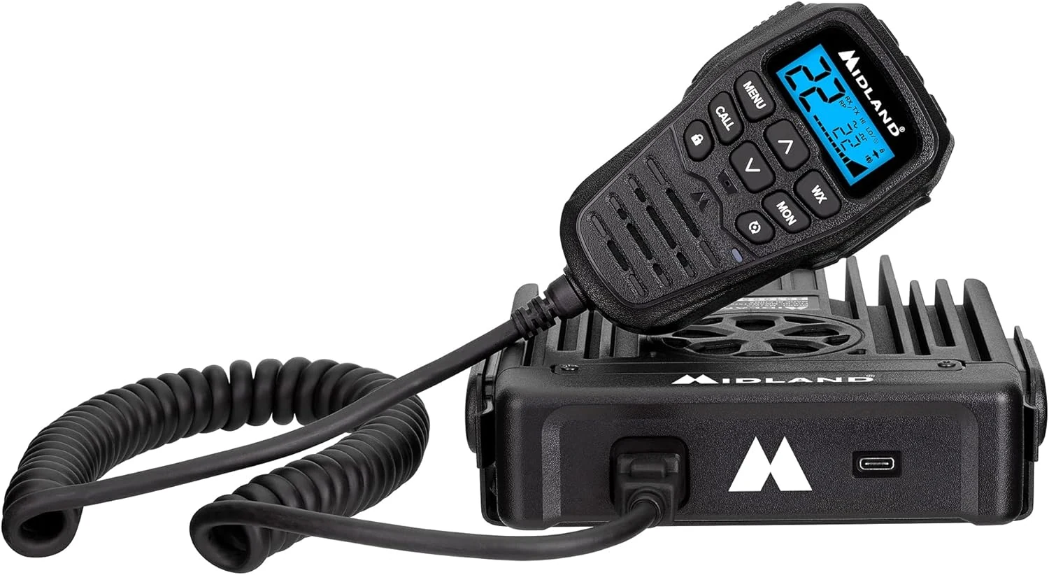Midland MXT575 GMRS Mobile Radio, Two-Way Radio with NOAA Weather Scan and Alert