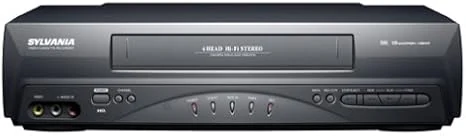 Sylvania 6260VE 4-Head Hi-Fi VCR, Black