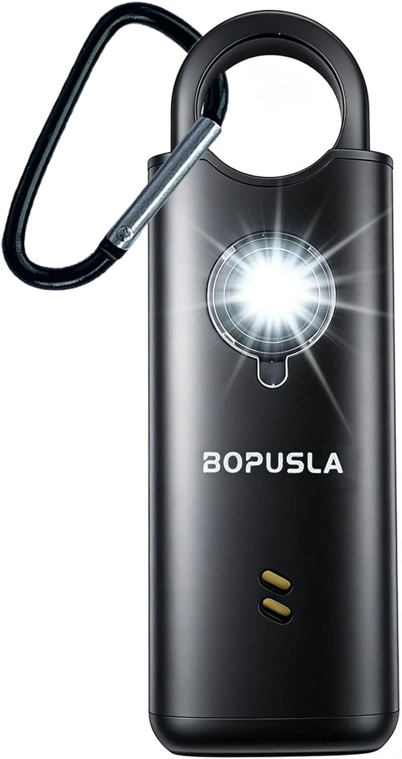 135dB Personal Safety Alarm for Women, SOS Strobe Alarm Siren
