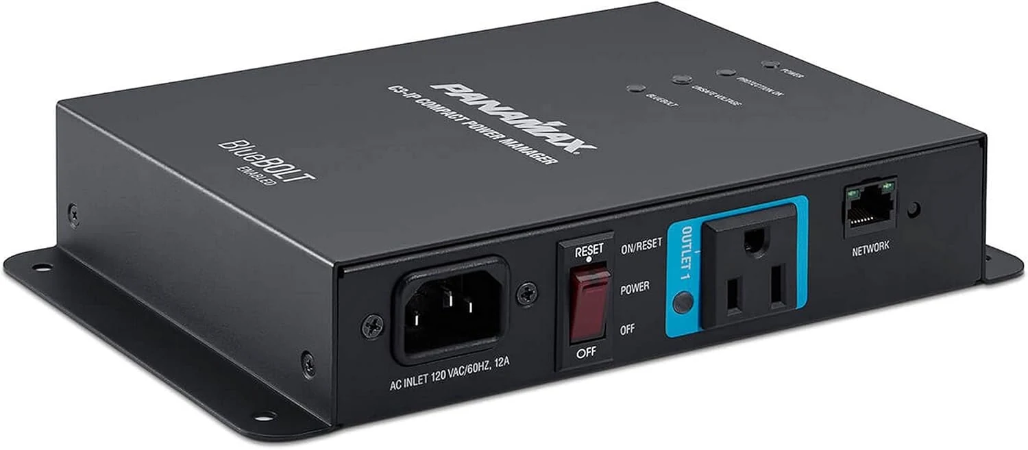 Panamax C3-IP Compact Power Manager - BlueBOLT-Enabled 3-Outlet Power Conditioner and Power Sequencer