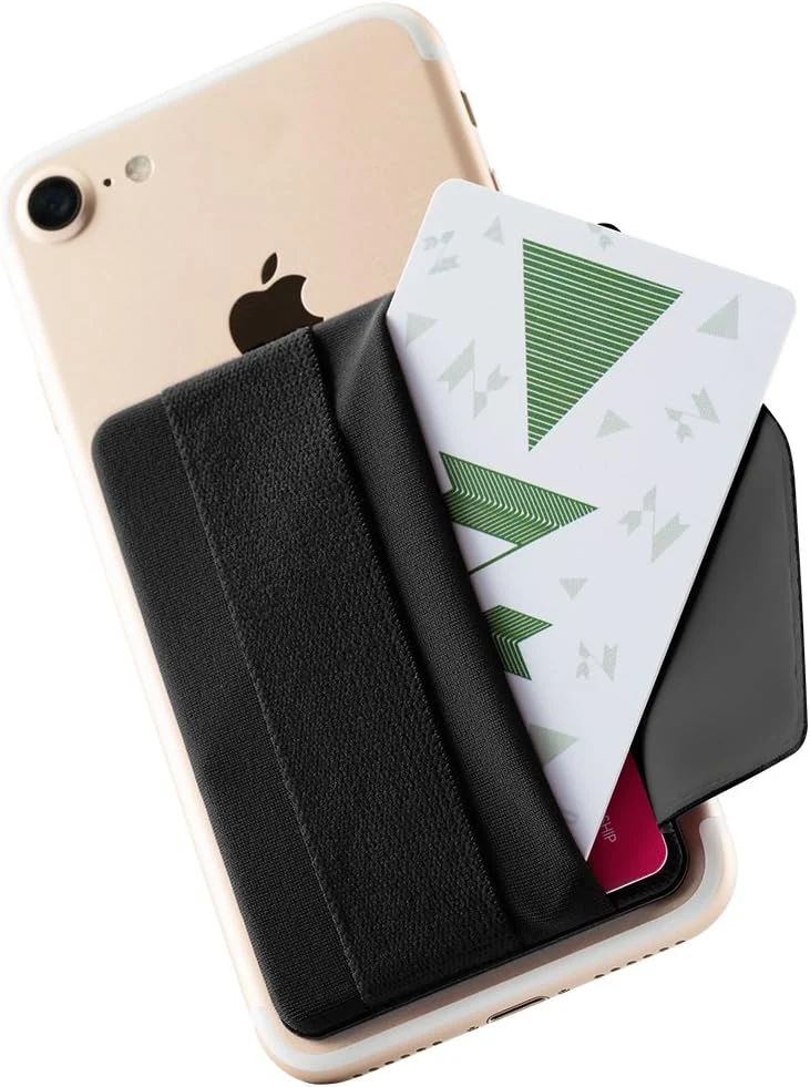 Sinjimoru Phone Grip Card Holder with Flap, Adhesive Card Holder, review