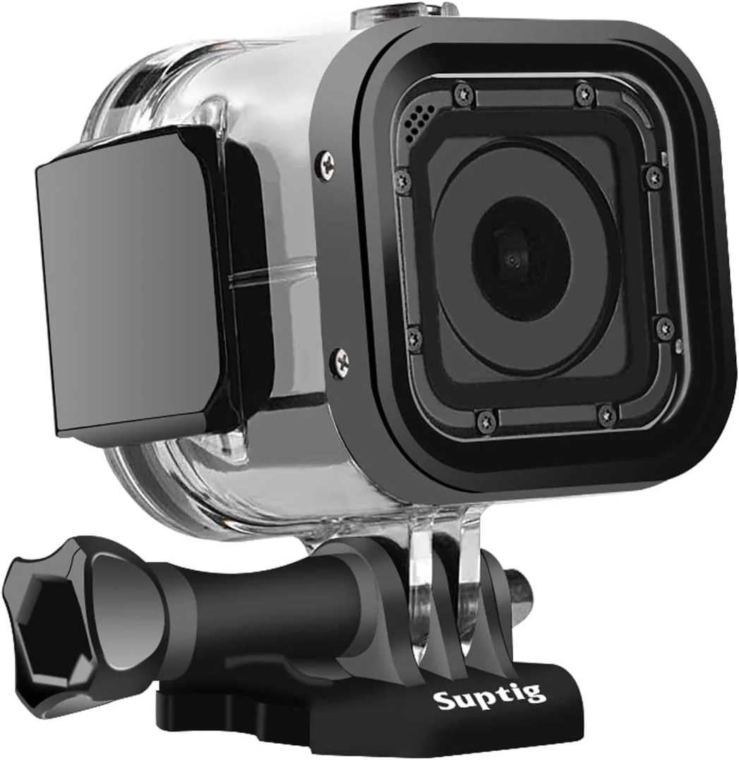 Suptig Replacement Waterproof Case Protective Housing for GoPro Session Hero 4session, 5session