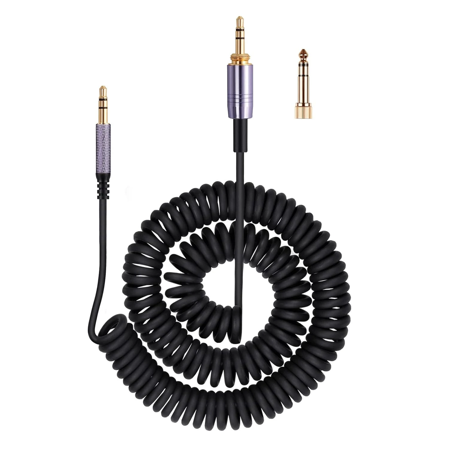 weishan Solo4 Cord Coiled Audio Cable Replacement for Dre Beats Studio3 / Studio Pro/Solo 3 Wireless Noise Cancelling Headphones