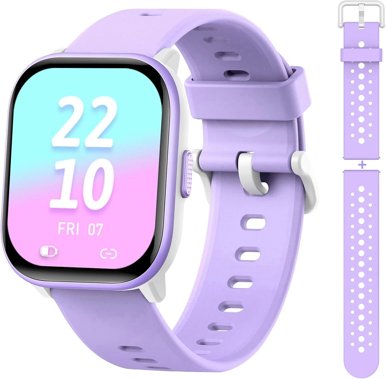 meoonley Kids Watch for Girls Boys with IP68 Waterproof, Girls Watch with 19 Sports Modes, Sleep Tracking, Pedometer, Stopwatch, Kids Activity Tracker