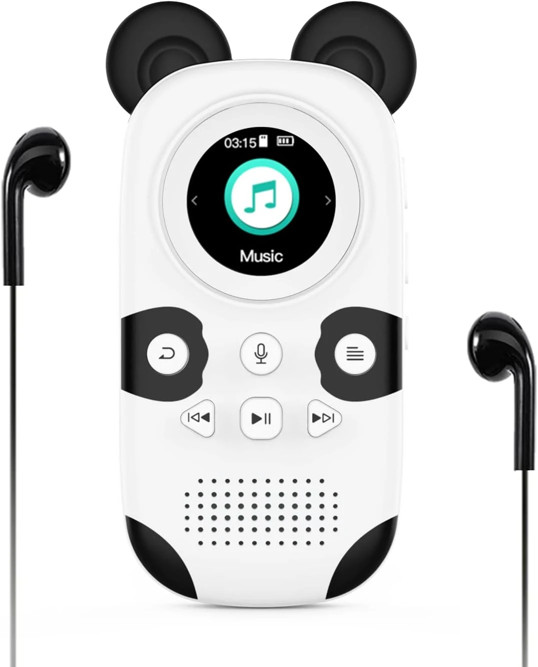 RUIZU 64GB MP3 Player for Kids, Cute Panda Portable Music review