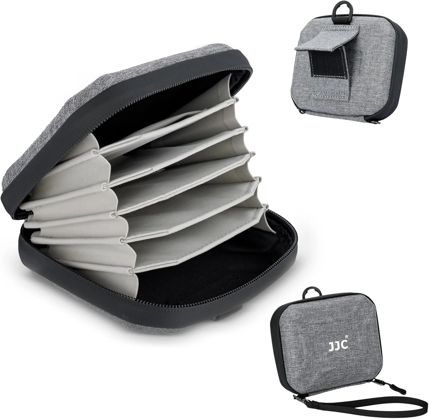 JJC Durable Hard Shell Lens Filter Case Up to 95mm