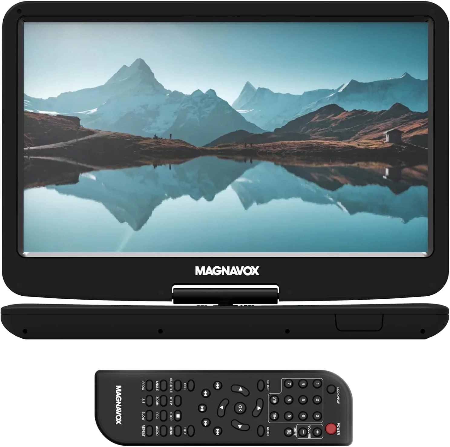 Magnavox MTFT754 Portable 11.6 Inch TFT Swivel Screen DVD/CD Player in Black