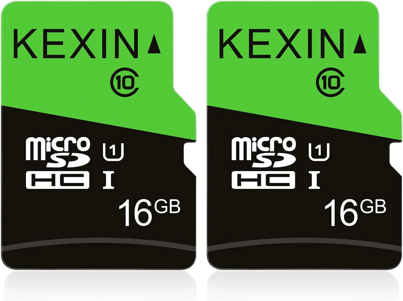 KEXIN 16GB Micro SD Card 2 Pack with SD Adapter