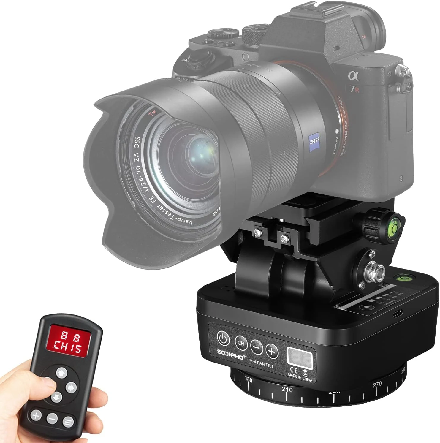 Soonpho M4 Motorized Rotating Panoramic Tripod Head, Remote Control Pan review