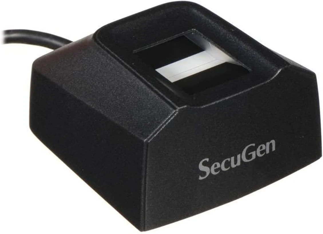 SecuGen HU20-A Hamster Pro 20 USB Fingerprint Reader, Black, 500 DPI Resolution