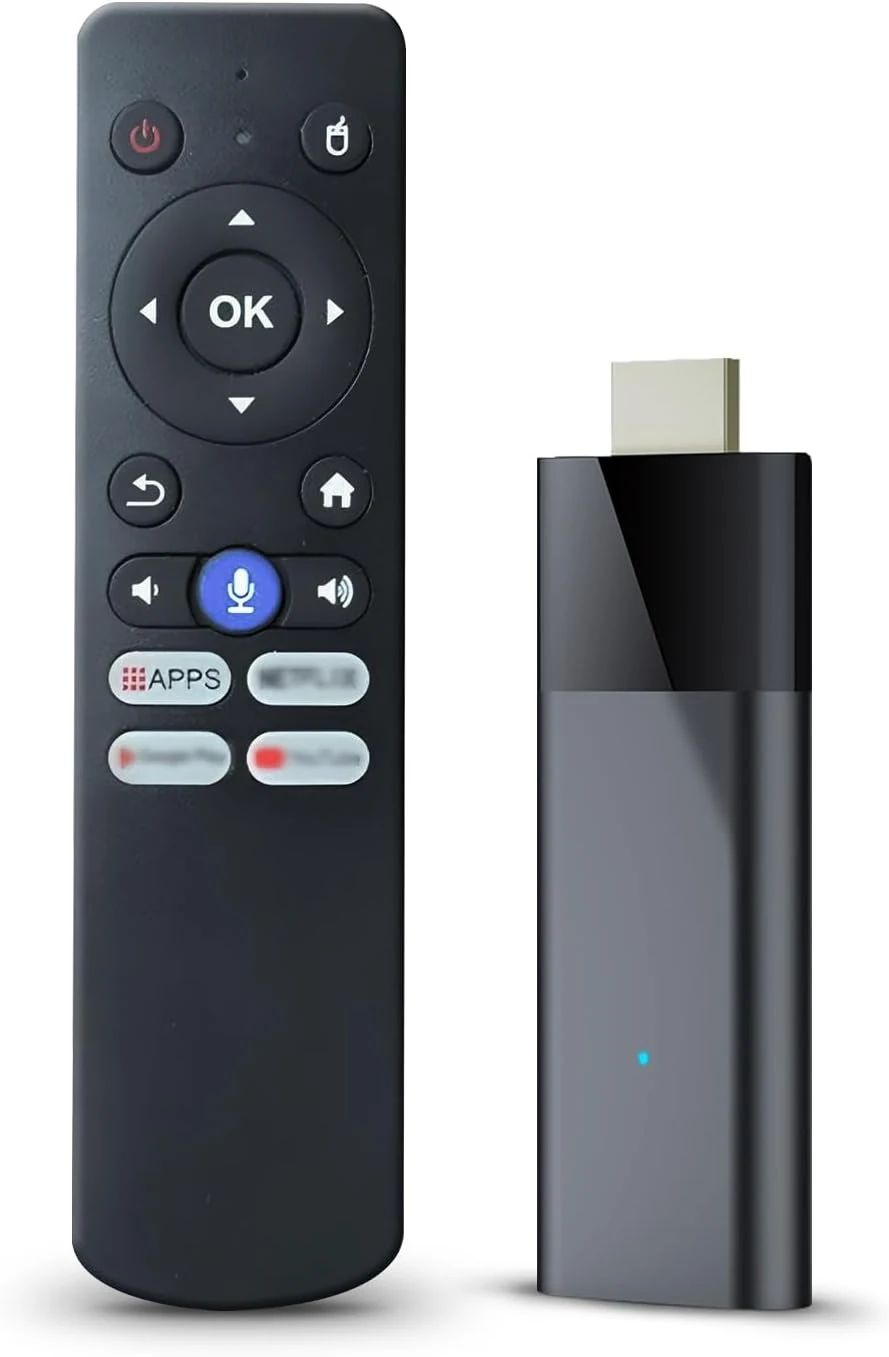 BL Android TV Stick 4K, 2026 Android TV Stick 10.0 2GB RAM 16GB ROM (H313, 2.4G/5G Wi‑Fi, Bluetooth 5.0) with Bluetooth Voice Remote