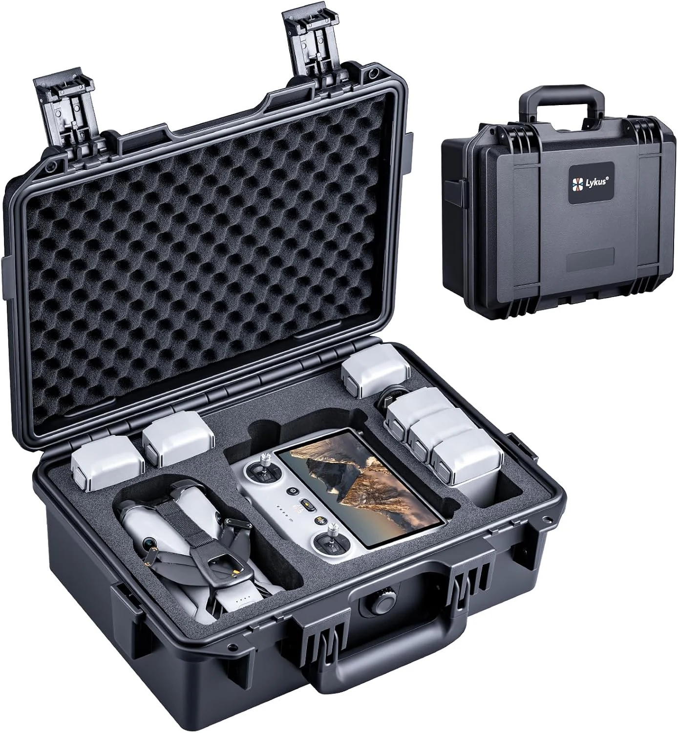 Lykus Titan MM510 Waterproof Hard Case for DJI Mini 5 Pro Fly More Combo (Case Only)