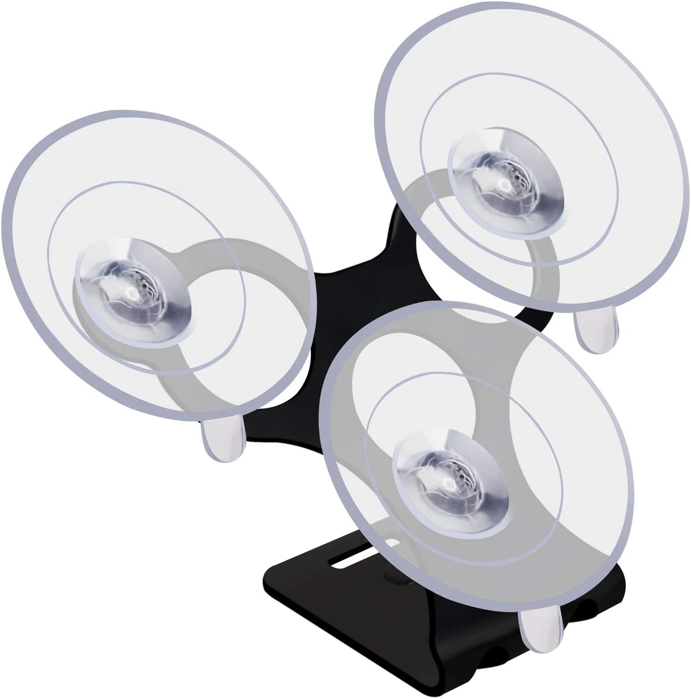 Windshield Suction Cup Mount Holder Compatible with Cobra Radar Detectors (Bracket & 6 Suction Cups)