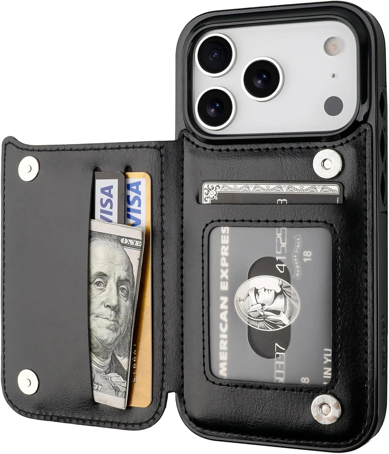 ONETOP Compatible with iPhone 17 Pro Wallet Case with Card review