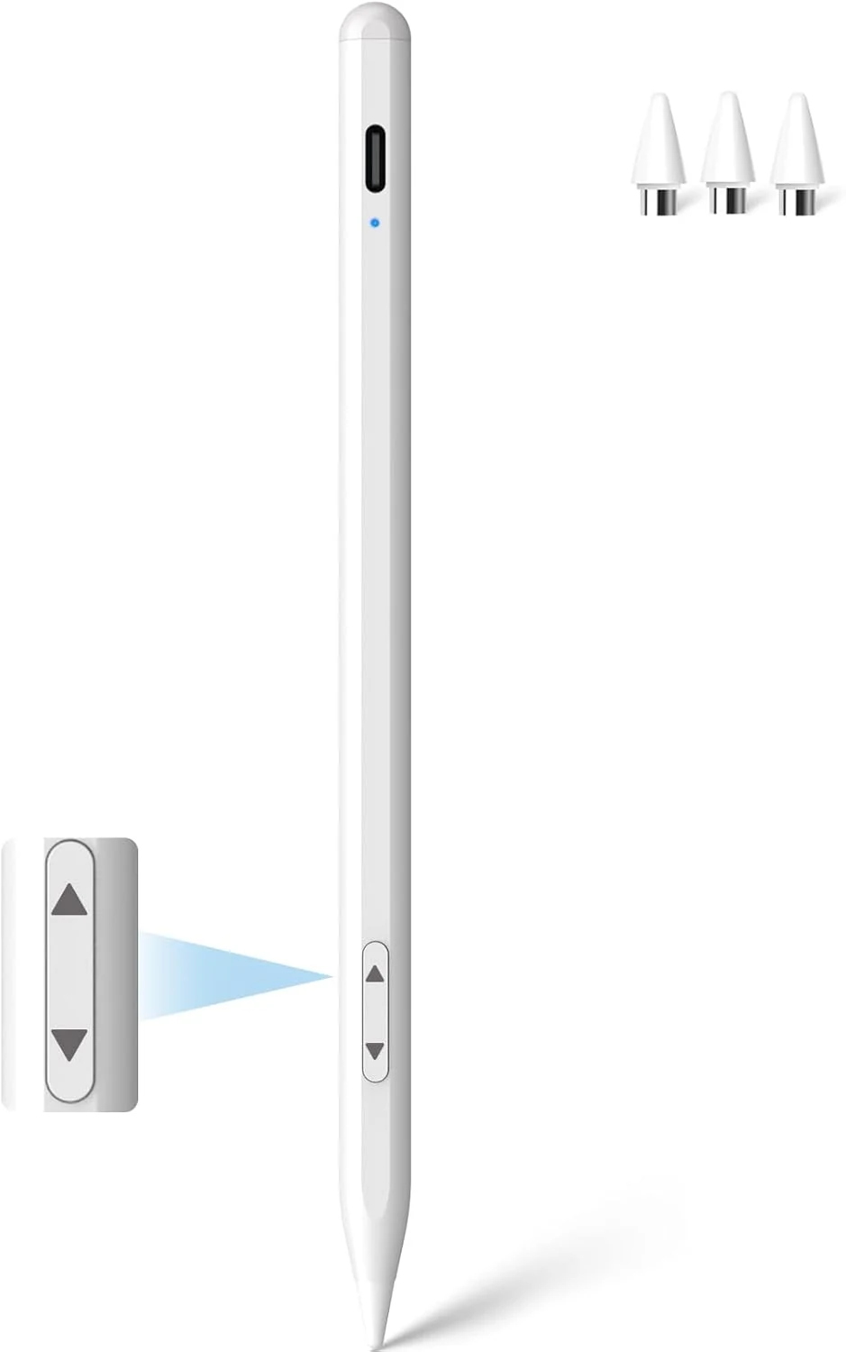 MEKO Universal Stylus Pen for Apple iPhone & Android & iPad (Active, USB-C fast charge)