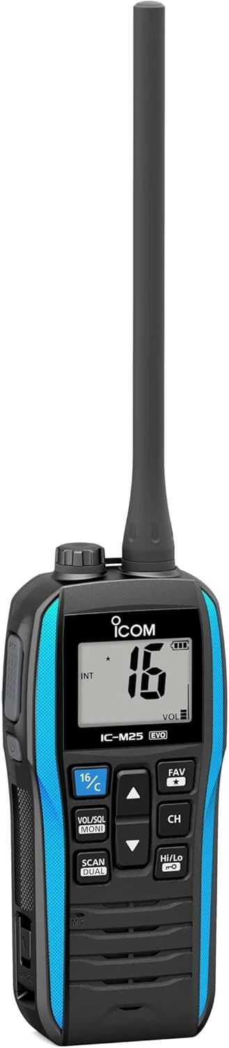 Icom M25EVO Blue Marine VHF Radio
