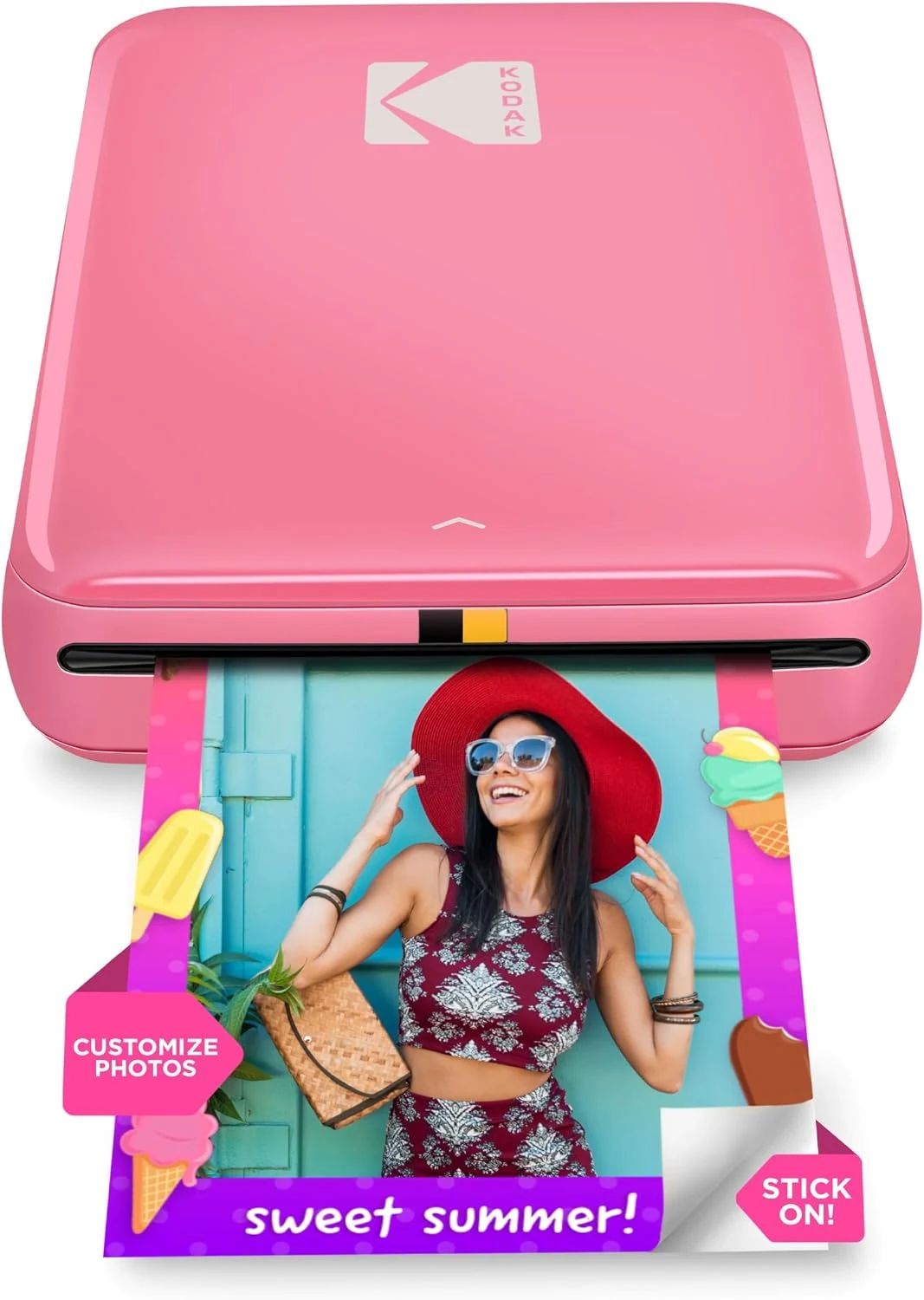 KODAK Step Instant Smartphone Photo Printer (Zink 2x3 sticky-back)