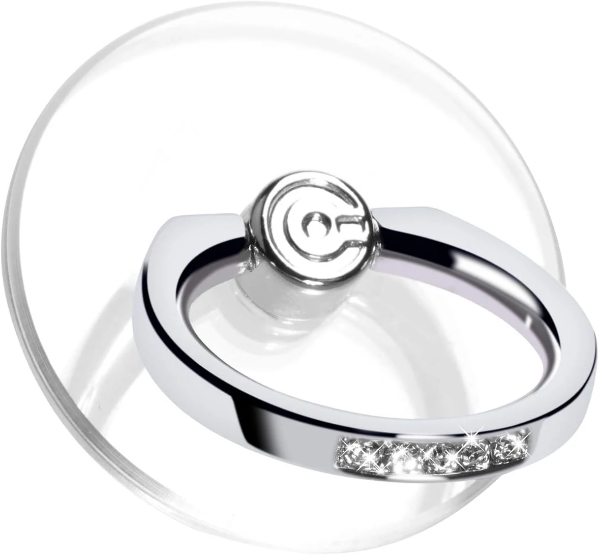 Transparent Phone Ring Holder Grip - EI Sonador Clear Cell Phone Ring Stand Holder Finger Grip Kickstand