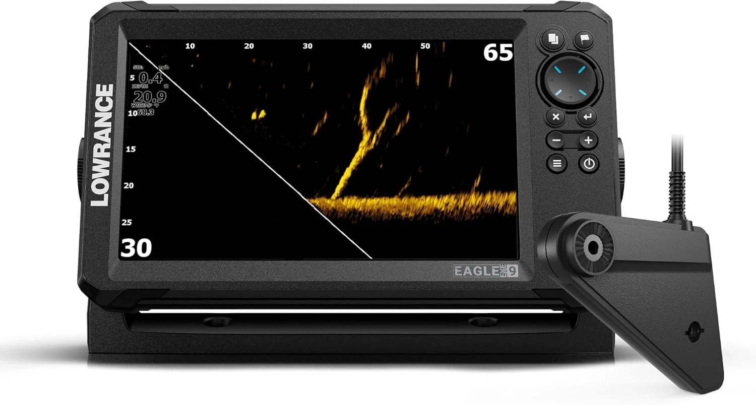 Lowrance Eagle Eye Fishfinder with Live Sonar, Chirp Sonar and DownScan with Fish Reveal