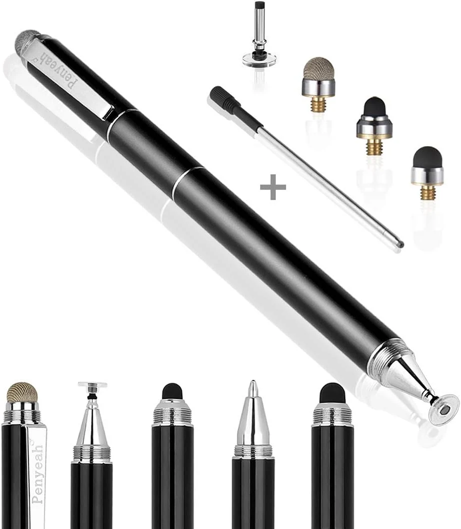 Penyeah Stylus Pen, 4 in 1 Disc Stylus Pens for Touch Screens
