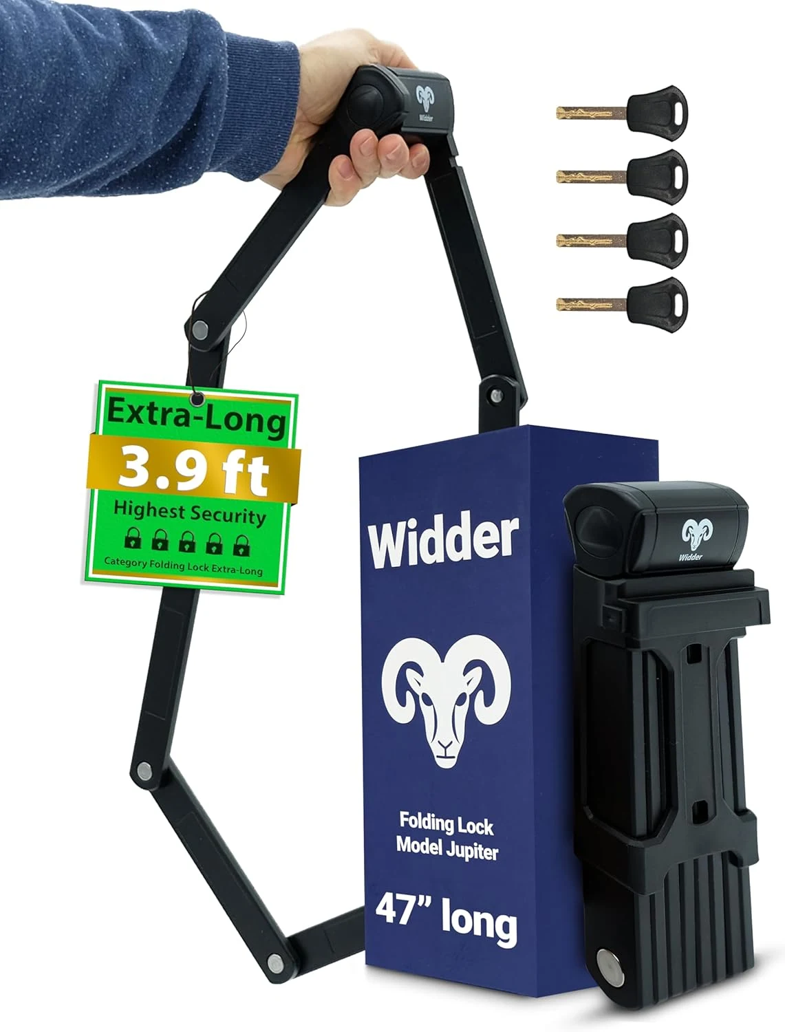 Very Long [47"] Security Folding Lock