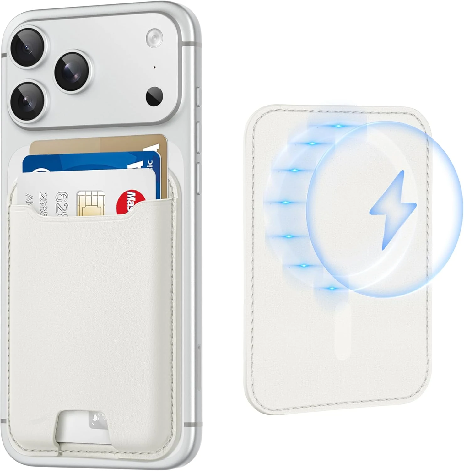 TopMade for Magsafe Wallet, Strongest Magnetic Card Holder for iPhone