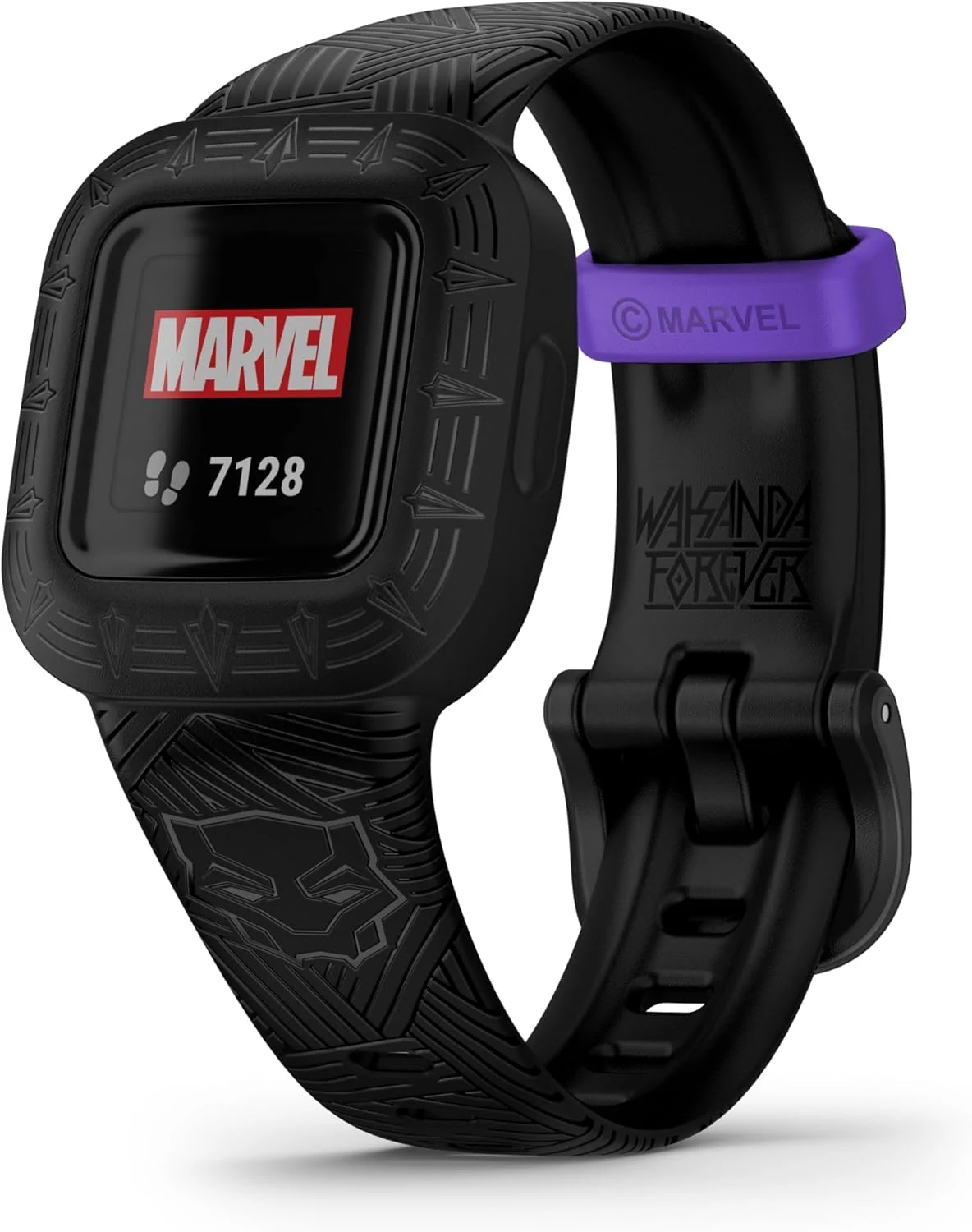 Garmin vivofit jr. 3, Fitness Tracker for Kids, Swim-Friendly, Up to 1-Year Battery Life, Marvel Black Panther