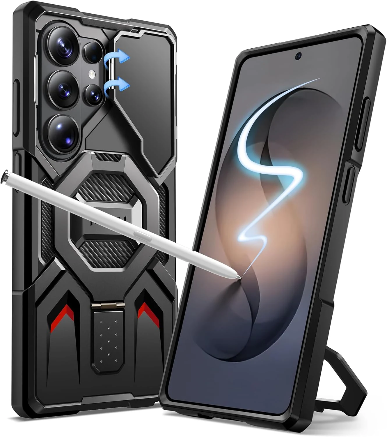 TONGATE for Samsung Galaxy S26 Ultra Case with Magnetic Stand, Compatible with MagSafe (Camera Cover & Ring Holder)