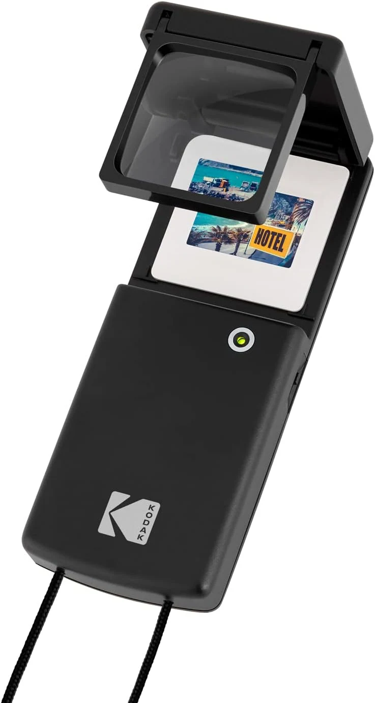 KODAK Magnifying Lighted Slide Viewer, Compact Portable 1.8x LED Backlight