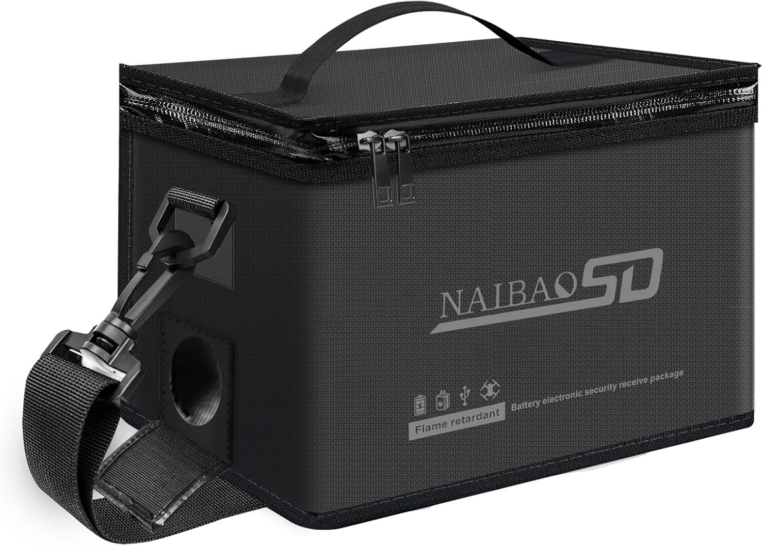 NAIBAOSD Fireproof Explosionproof Lipo Battery Bag for Lipo Battery Storage and review