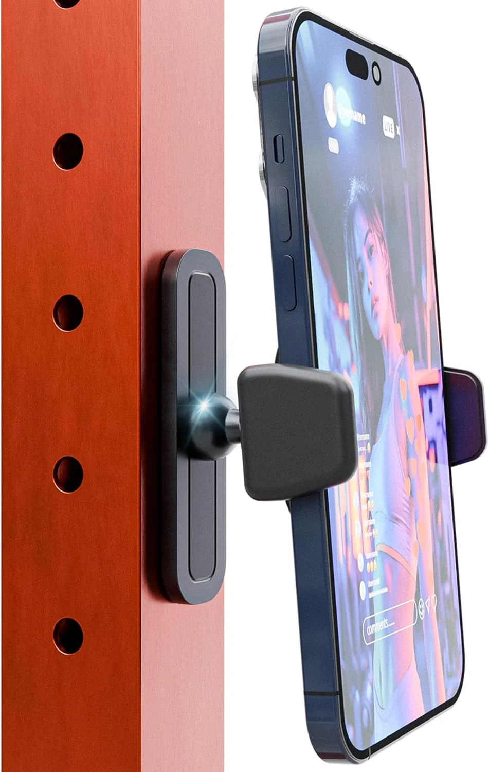 BLAUBECK Magnetic Phone Holder for Gym – Essential Gym Rats Stuff