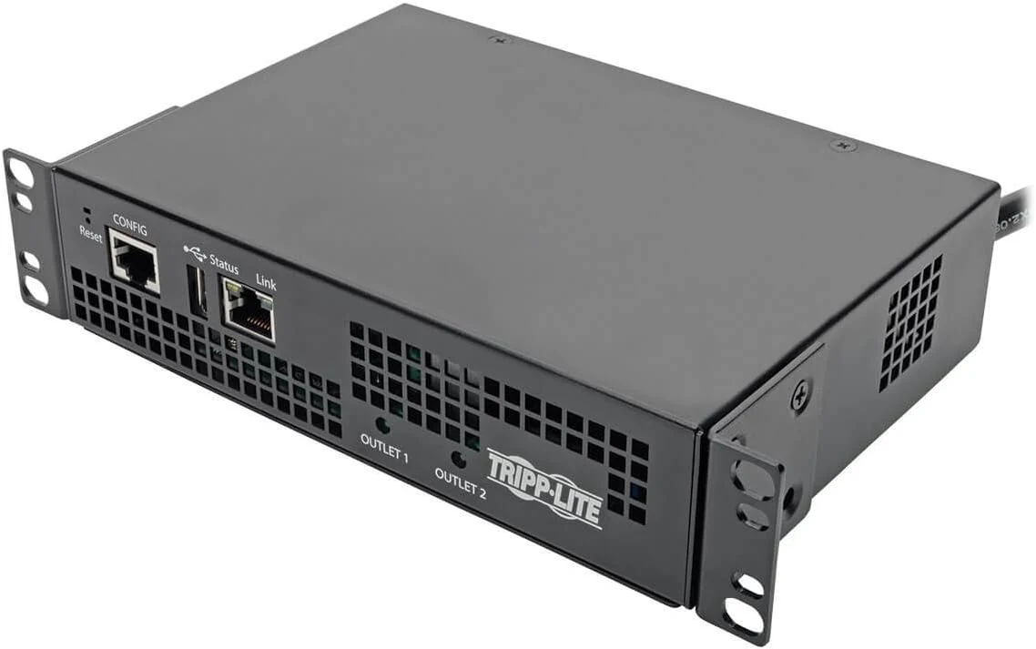 Tripp Lite Single Phase Switched Mini PDU, 100/120/127V, Remote LX Platform Interface, 6 ft. Cord, 0U, TAA (PDU15NETLX)