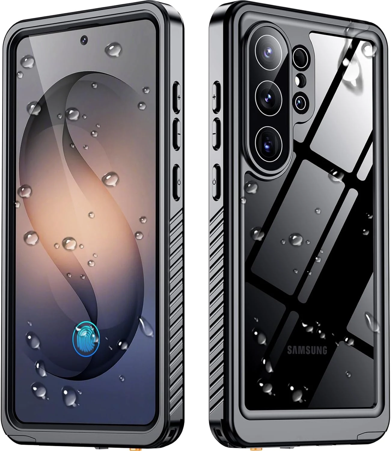 SPIDERCASE Designed for Samsung Galaxy S26 Ultra Case Waterproof, Built-in Screen & Camera Lens Protector (IP68)