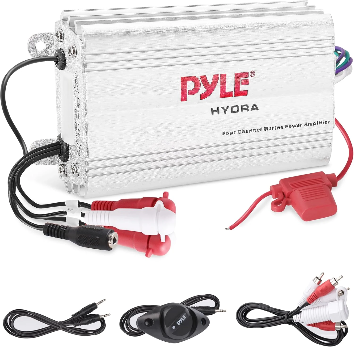 Pyle 400W 4-Channel Hydra Marine Micro Amplifier